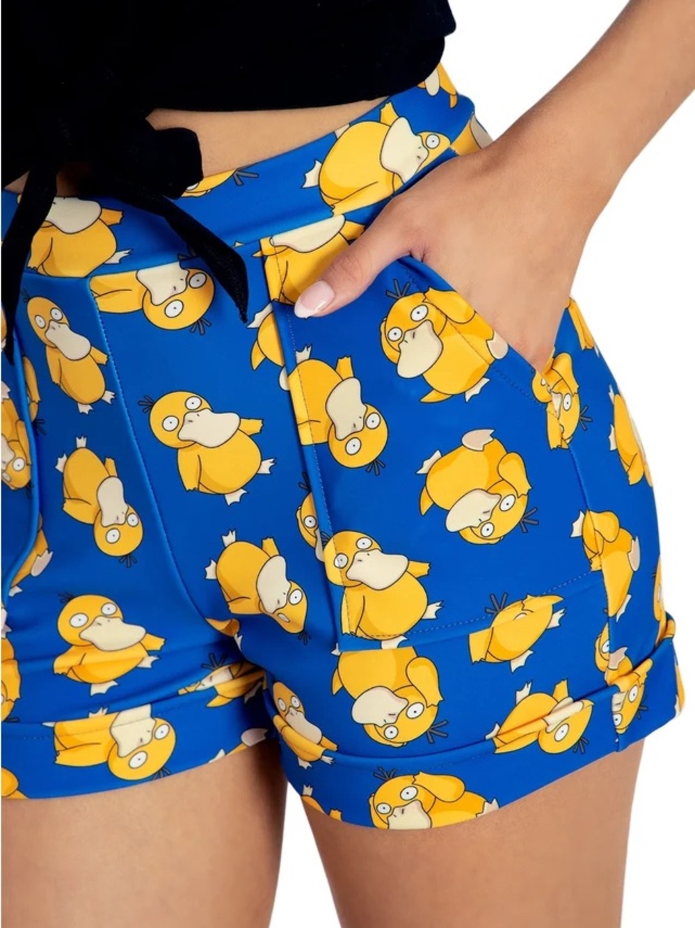 Blackmilk Pokémon Psyduck Shorts